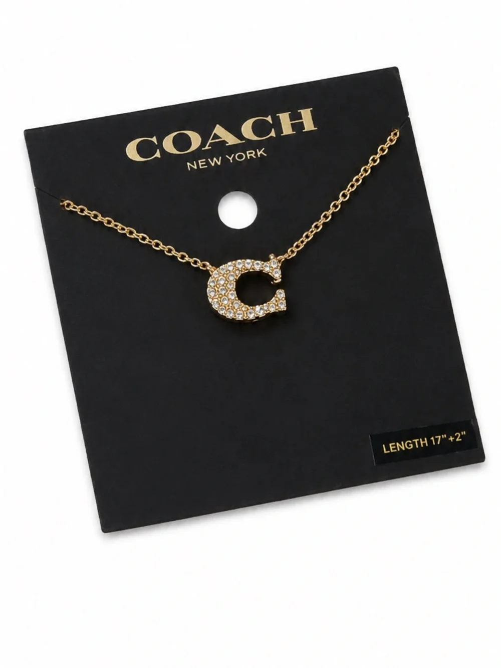 Coach gold tone